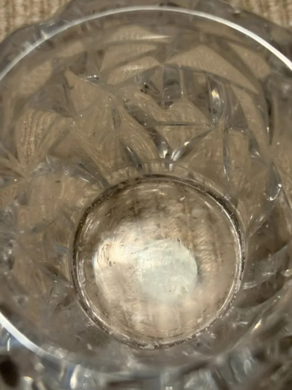 Tiffany 'Rock Cut' Candle Holder
